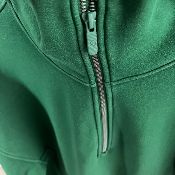 SOLD!!Lululemon Thick Fleece Half-Zip everglade green XS/S - Picture 3 of 7